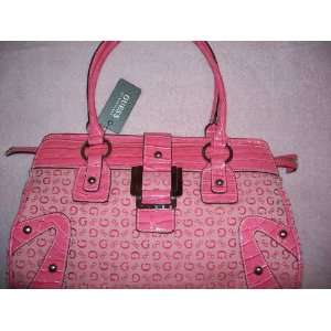  Guess Signs Pink Purse 