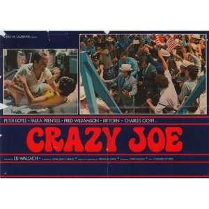  Crazy Joe (1974) 27 x 40 Movie Poster Italian Style A 