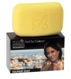 Dead Sea of Spa Face Body Sulphur Soap Bar Psoriasis Eczema Seborrhea 