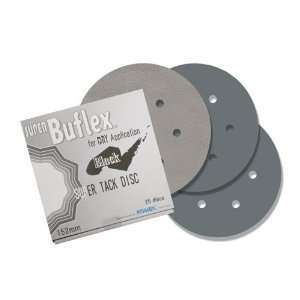  Eagle 193 1534   6 inch DRY Super Buflex Discs w/holes   Black 