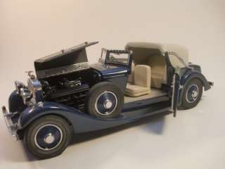 1936 HISPANO SUIZA J12 CONVERTIBLE ROADSTER DIE CAST CAR BY FRANKLIN 