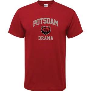  SUNY Potsdam Bears Cardinal Red Drama Arch T Shirt Sports 