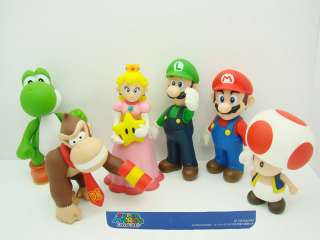 Super Mario Bros Lot 6 Pcs 5KING KONG TOAD Figure/MR71  