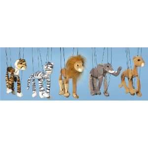   , White Tiger, Lion, Elephant) Small Marionettes Set Toys & Games