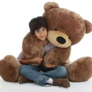  Sunny Cuddles Soft and Huggable Jumbo Mocha Brown Teddy Bear 
