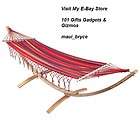 Club Fun/6 1/2 Hammock with 10 Long Wood Stand New Retail $450