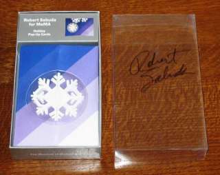 SIGNED Robert Sabuda MOMA Pop Up SPIN SNOWFLAKE CARDS  