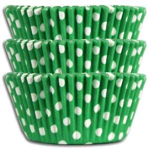  Green Polka Dot Baking Cups, Greaseproof 1000 Pack 