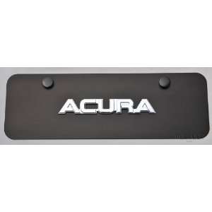  Acura 3D Logo on Black steel License Plate Automotive