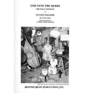  Paganini, Niccol?   God Save The Queen Op 9. For Violin 