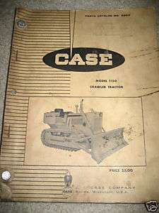 Case 1150 Crawler Bulldozer Parts Manual Book Catalog  