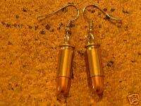 25 auto brass and copper bullet earrings  