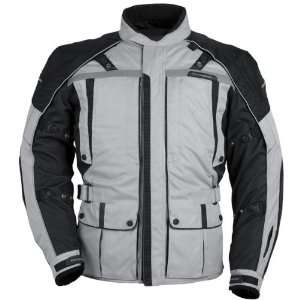  Tourmaster Mens Silver Transition Series 3 Textile Jacket 