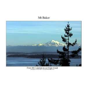   Baker, from Mt Constitution, Orcas Island, San Juan Islands Washington