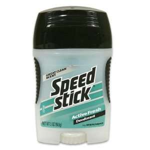  Speed Stick Active Fresh Deodorant 2 oz Beauty