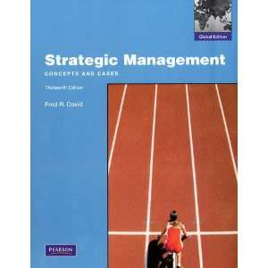 Strategic Management 13th edition Fred R. David 9780136120988  