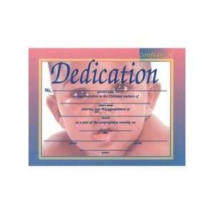  Certificate Baby Dedication/African American (6 Pack 
