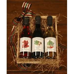 Gourmet Vinegar Gift Tray Sampler  Grocery & Gourmet 
