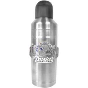  New England Patriots Stainless Steel & Pewter Water Bottle 