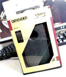 New OEM Authentic Black Otterbox Defender Case+Holster for iPhone 4 