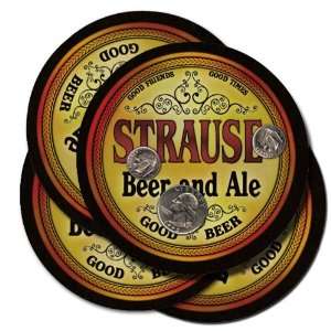  Strause Beer and Ale Coaster Set