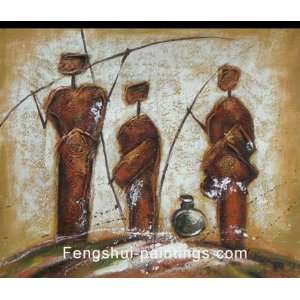 African Art, African Painting, Africa Painting, Wall Art, Oil Painting 