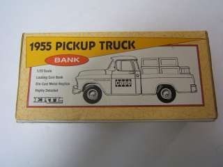 Ertl 1955 Pickup Truck Bank 1/25 Scale Case  