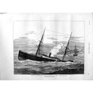   1876 SHIPS COLLISION DOVER STRATHCLYDE WRECK FINE ART