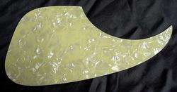 CREAM PEARL SELF STICKING PICKGUARD FOR ACOUSTIC GUITAR  