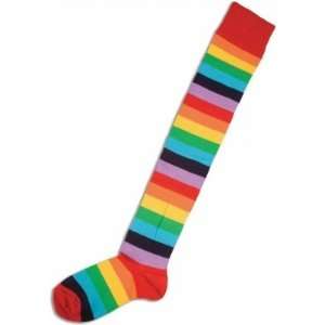  Striped Clown Adult Socks