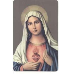 Prayer to the Immaculate Heart of Mary Cards   Prayer Cards   Pocket 