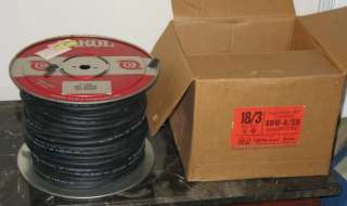   Cable; 250 ft spool of 18/3 SOW A/SO cable. Carol Cable Part No 02769
