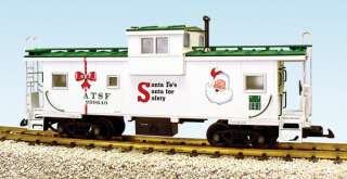   Trains Christmas Santa Fe Extended Vision Caboose 129 Scale  