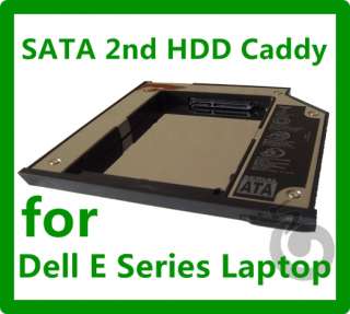 New SATA 2nd HDD Caddy for Dell E6400 E6500 E6410 M2400  