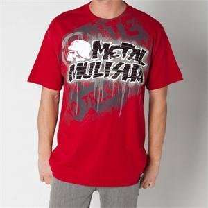  Metal Mulisha Stomping Ground T shirt   2X Large/Cardinal 