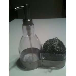  Stainless & Clear Soap Pump & Caddy