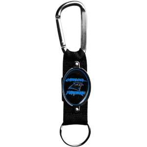    Carolina Panthers Black Carabiner Clip Keychain
