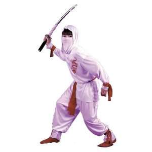  Costumes For All Occasions Fw8708Sm White Ninja Dlx Child 