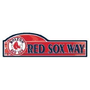 MLB BOSTON RED SOX BASEBALL TEAM LOGO ZONE WALL Sign  
