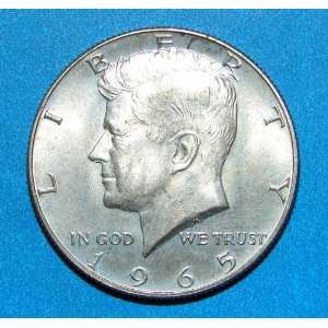  1965 Kennedy Half Dollar fine Condition 
