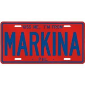   AM FROM MARKINA  PHILIPPINES LICENSE PLATE SIGN CITY