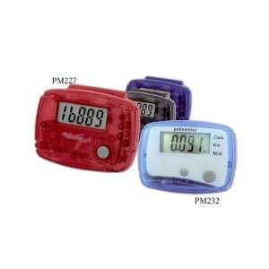  Pm227 Translucent Stepper Pedometer 