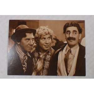  The Marx Brothers Vintage 1982 Postcard 