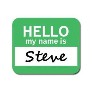  Steve Hello My Name Is Mousepad Mouse Pad