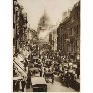 Fleet Street and St. Pauls, 1897, Photograph from the Times Art 