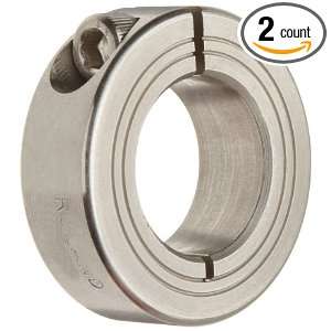 Ruland MCL 10 SS One Piece Clamping Shaft Collar, Stainless Steel 