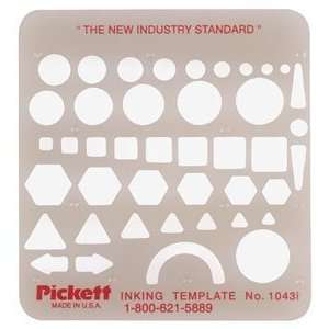  Chartpak Pickett Arrows and Shapes Templates   General 