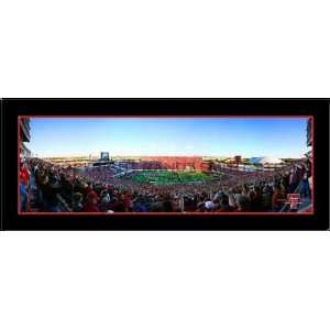Texas Tech Jones Stadium Panoramic Football Picture  