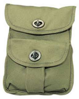 Canvas 2 Pocket Military Ammo Army Pouch  