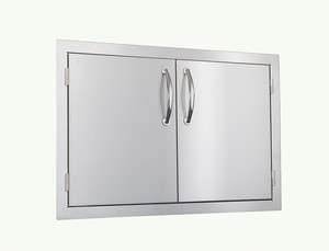   30 Stainless Steel Double Door for Outdoor Kitchens   SSDD 30  